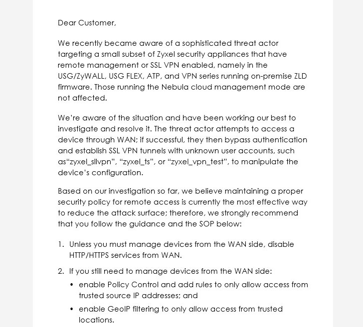 takian.ir zyxel firewalls and vpns under active cyberattack 2